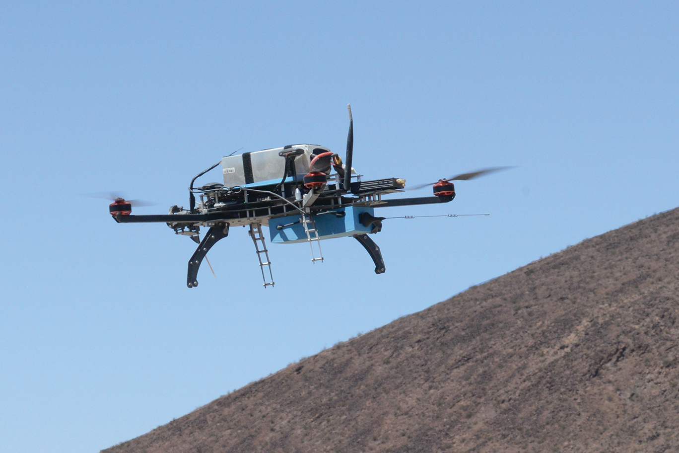 Drone sensor in air