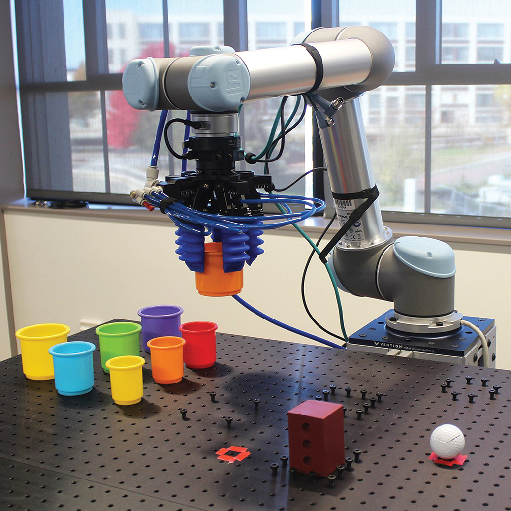 The ARMada testbed at UMass Lowell’s NERVE Center designs evaluation techniques for industrial robots