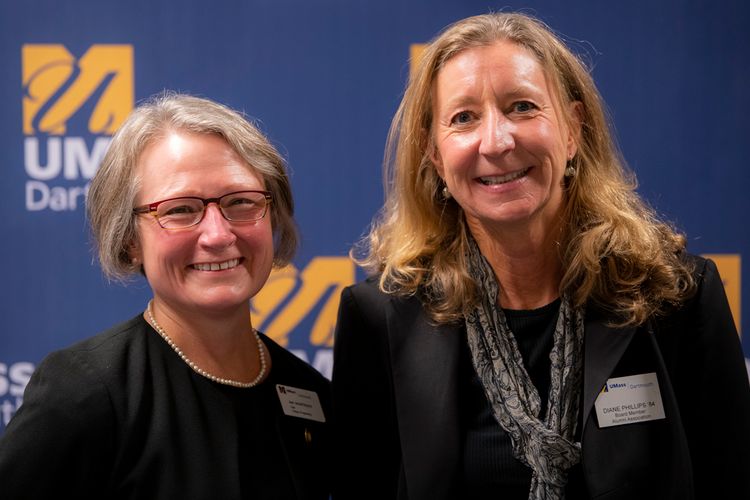 Dean Jean VanderGheynst and Diane Phillips co-created the College of Engineering & WID—GBC "Empowering Women in Science & Engineering" event in 2019 to help support female students seeking to enter the US STEM workforce.