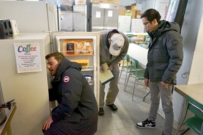 A collaboration between UMass Lowell and Community Teamwork to train students to perform home energy audits for low-income families received a $10,000 grant from the Lowell Green Community Partnership. The program was modeled after a Lowell Energy Ambassadors program at UML, seen here.