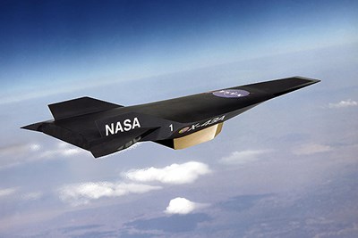  X-43A, NASA’s uncrewed, experimental hypersonic aircraft