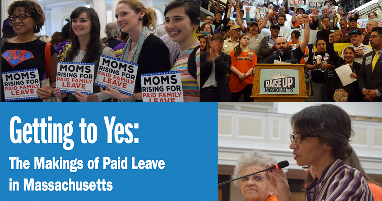 "Getting to Yes: The Making of Paid Leave in Massachusetts" graphic