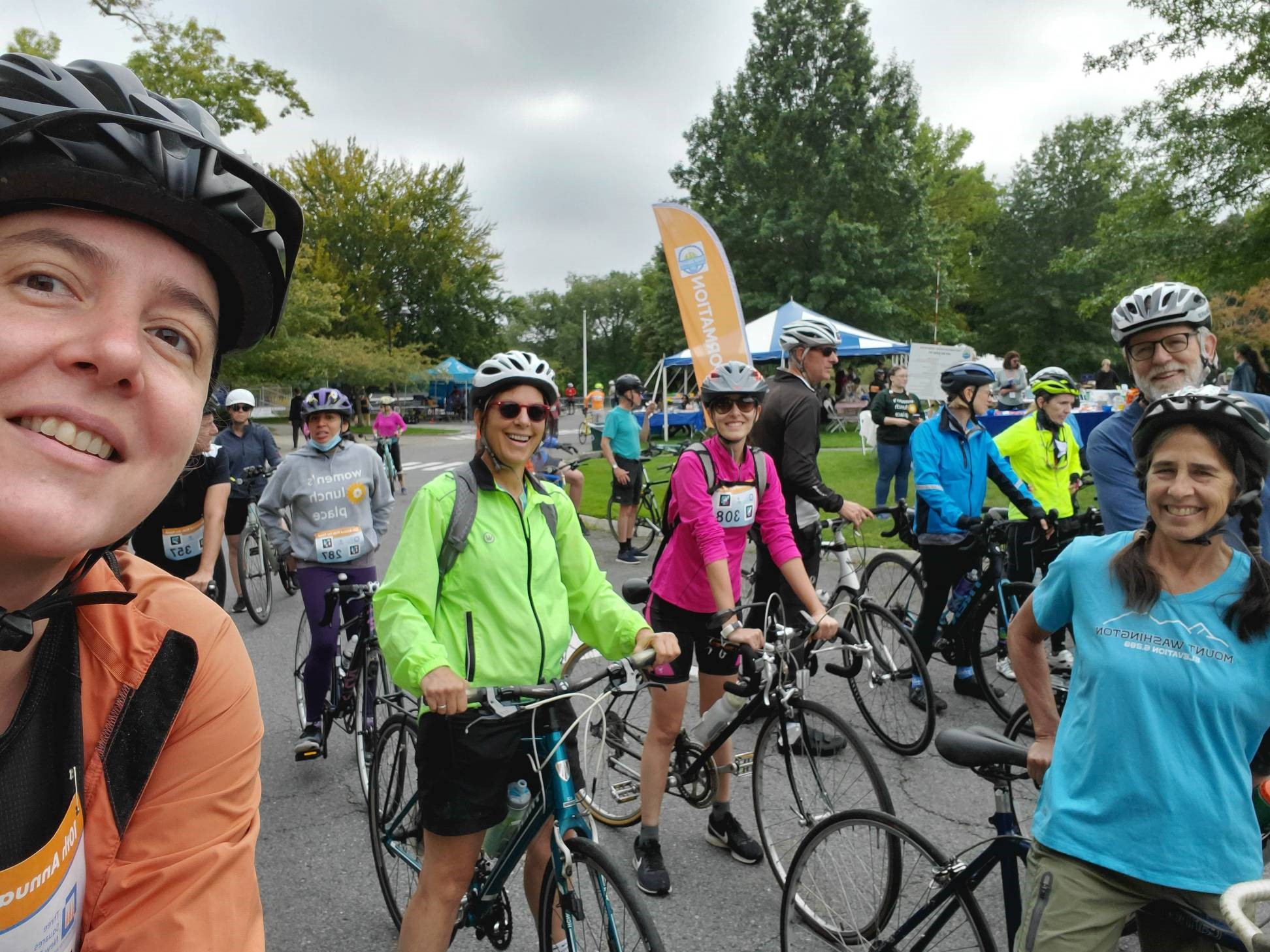 The UMB Ride for Food Team before the event on Sunday. Image by: The 2021 UMB Ride for Food team.