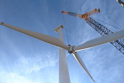 Construction of a wind turbine