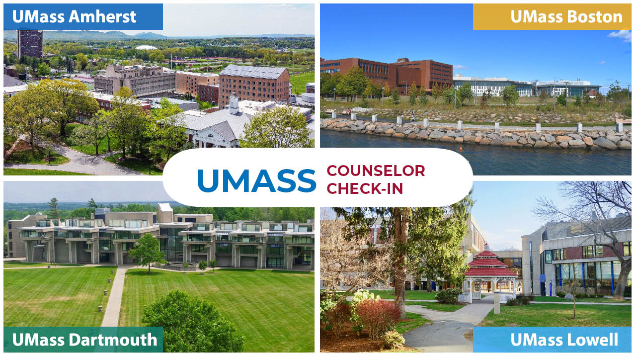 UMass Counselor Check In graphic