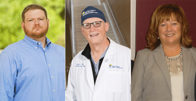 John Broach, MD, MPH; Michael Hirsh, MD; and Jill Terrien, PhD