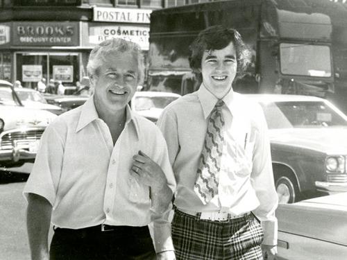 Marty Meehan with his father