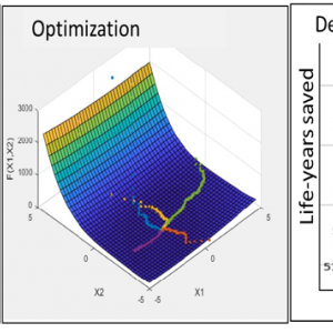 A multi-disease model of interrelated diseases for studying the impact of public health investments on overall health.
