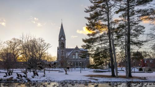 Winter at UMass Amherst