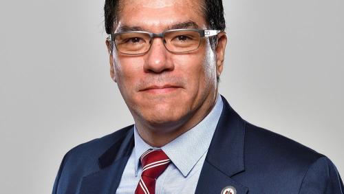 Headshot of UMass Amherst Chancellor Javier Reyes